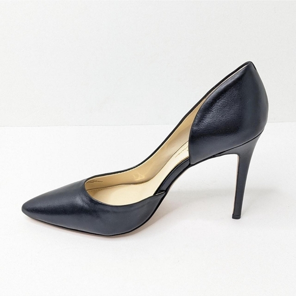 Jessica Simpson Women's Black Leather Heels - Picture 4 of 6